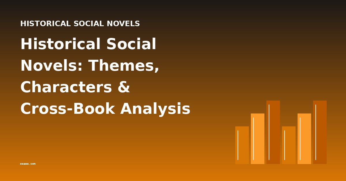 Historical Social Novels: Themes, Characters & Cross-Book Analysis