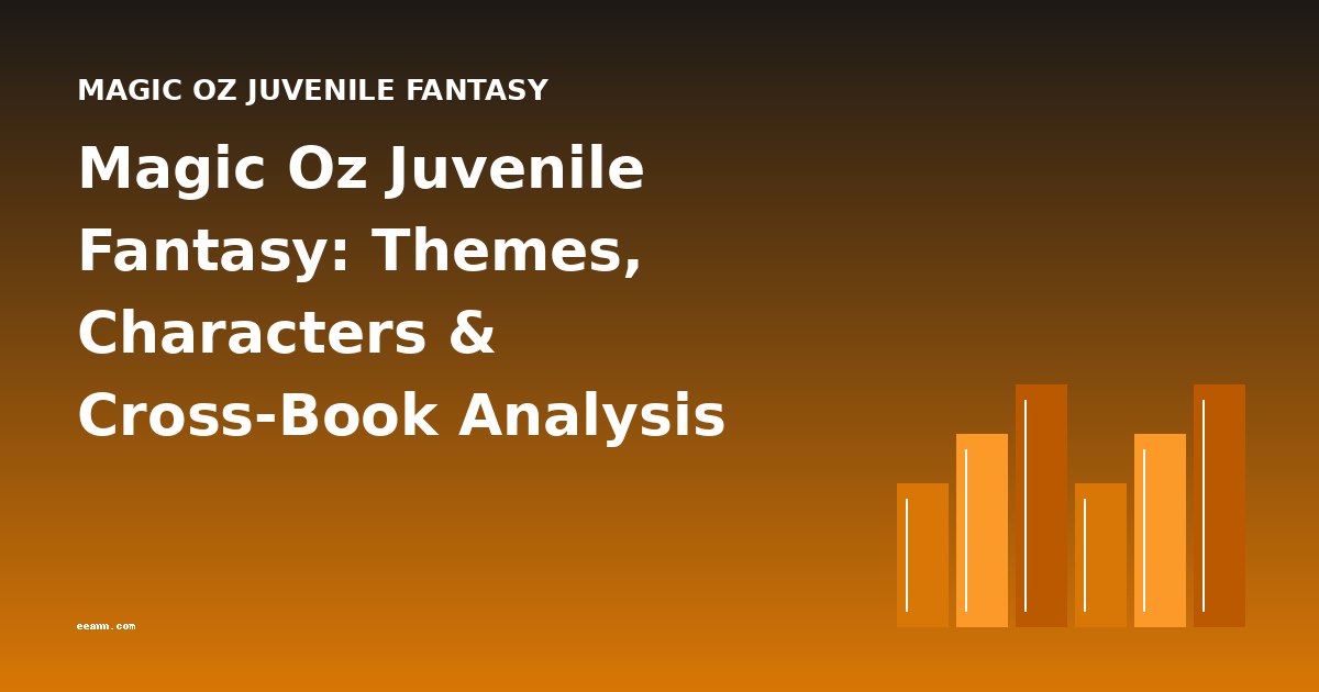 Magic Oz Juvenile Fantasy: Themes, Characters & Cross-Book Analysis