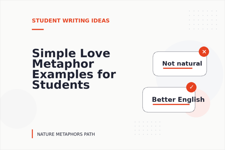 Simple Love Metaphor Examples for Students