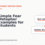Simple Fear Metaphor Examples for Students