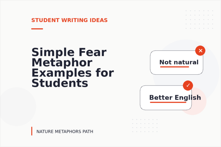 Simple Fear Metaphor Examples for Students