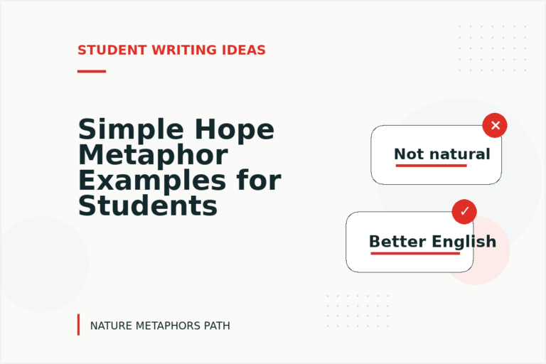 Simple Hope Metaphor Examples for Students Simple Hope Metaphor Examples for Students