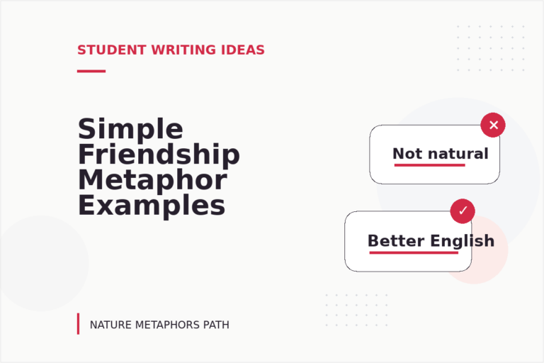 Simple Friendship Metaphor Examples for Students Simple Friendship Metaphor Examples for Students
