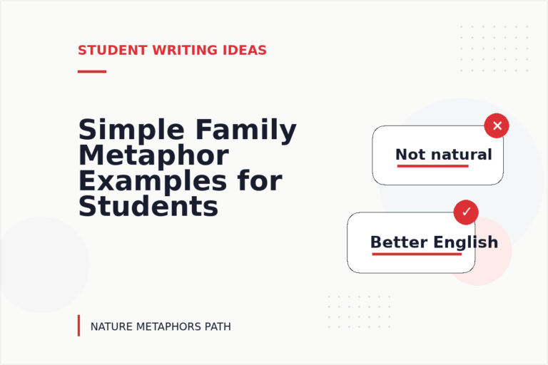 Simple Family Metaphor Examples for Students