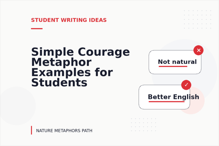 Simple Courage Metaphor Examples for Students