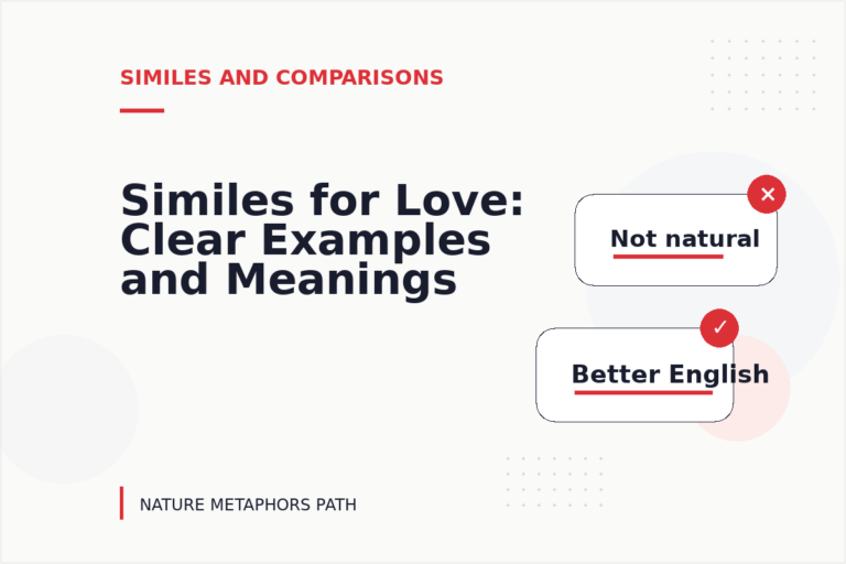 Similes for Love: Clear Examples and Meanings Similes for Love: Clear Examples and Meanings