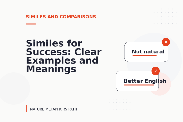Similes for Success: Clear Examples and Meanings