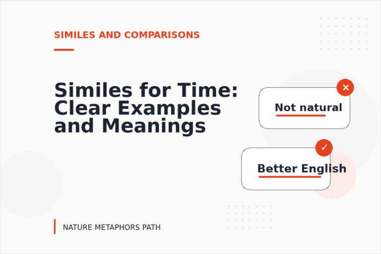 Similes for Time: Clear Examples and Meanings
