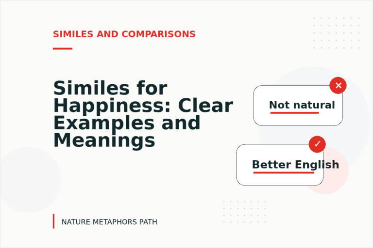 Similes for Happiness: Clear Examples and Meanings