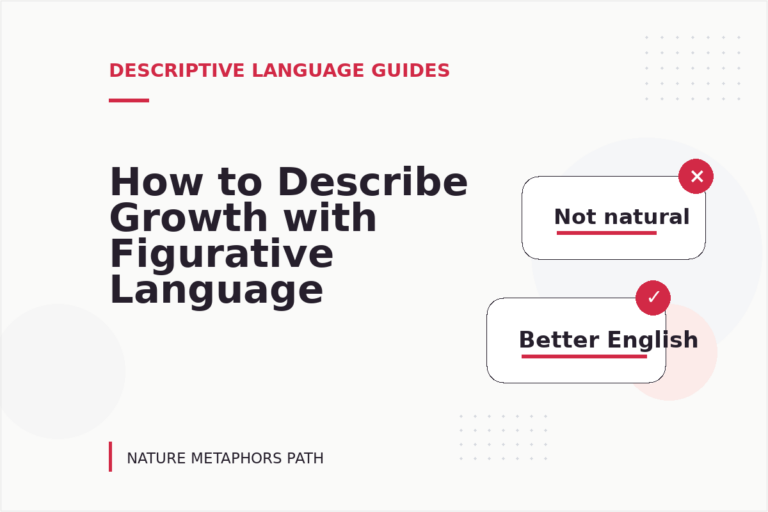 How to Describe Growth with Figurative Language