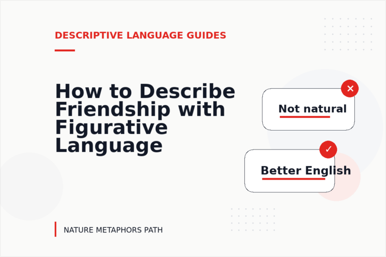 How to Describe Friendship with Figurative Language